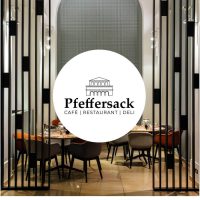 ein Bild von einem Restaurant mit einem weißen Kreis darüber, der Alte Liebe Catering zeigt